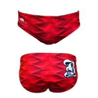 Turbo Red Waves Badeslip Turbo Red Waves Badeslip