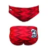 Turbo Red Waves Badeslip