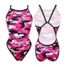 Turbo Revolution Camo Letters Badeanzug female