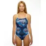 Turbo Supermad Badeanzug, Black / royal