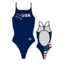 Navy / red