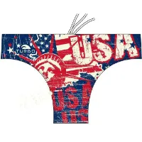 Turbo Usa Vintage Map 2013 Badeslip Turbo Usa Vintage Map 2013 Badeslip