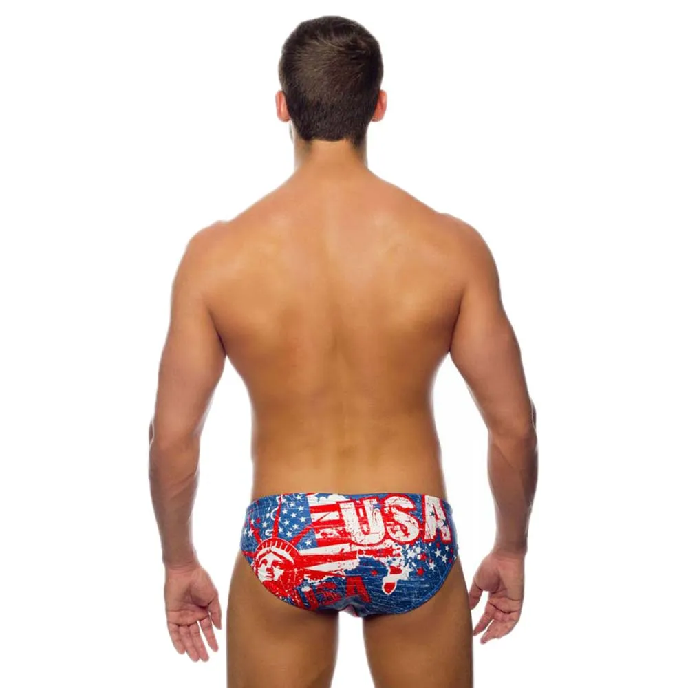 Turbo Usa Vintage Map 2013 Badeslip male Turbo Usa Vintage Map 2013 Badeslip male