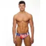 Turbo Usa Vintage Map 2013 Badeslip male