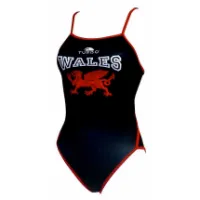 Turbo Wales Dragon Badeanzug Mit Dünnen Trägern Turbo Wales Dragon Badeanzug Mit Dünnen Trägern
