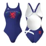 Navy / red