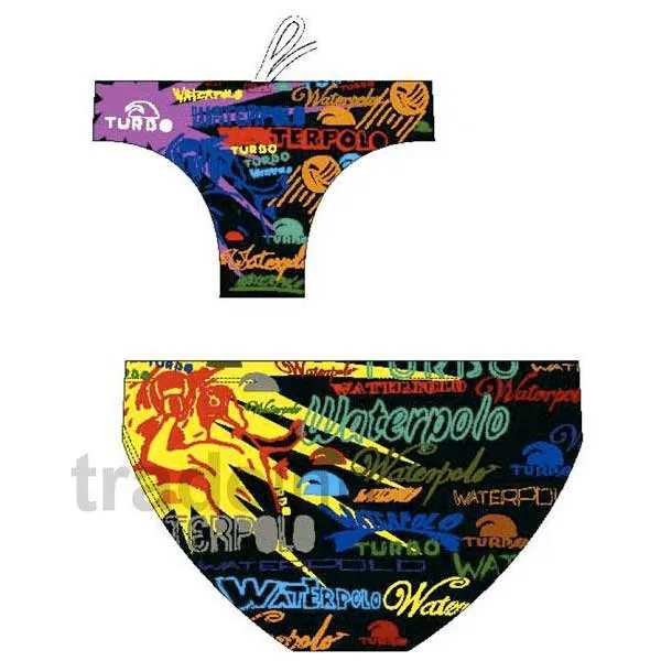 Turbo Writting Badeslip male Turbo Writting Badeslip male