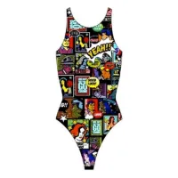 Turbo Yeah Comic Badeanzug female