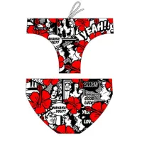 Turbo Yeah Flower Comic Badeslip male