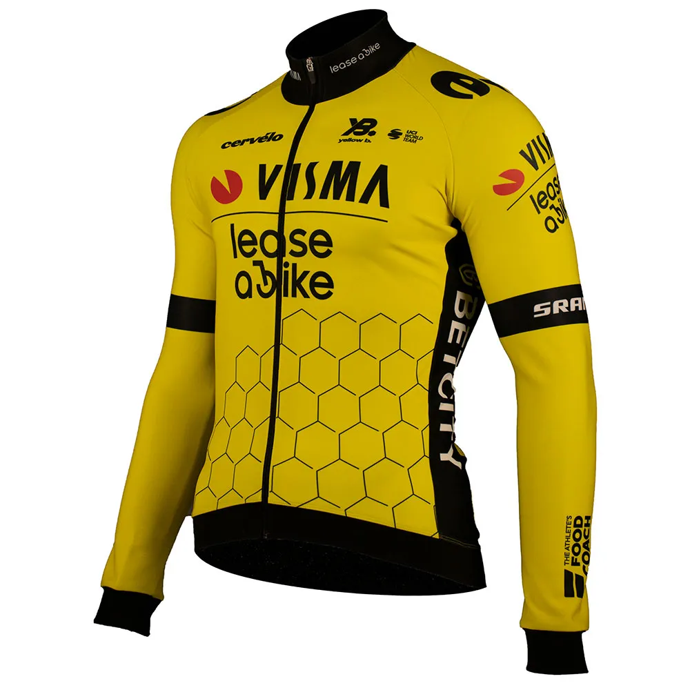 Tvl Team Visma Lease A Bike Premium Thermal Dwr 2025 Langarm-trikot Tvl Team Visma Lease A Bike Premium Thermal Dwr 2025 Langarm-trikot
