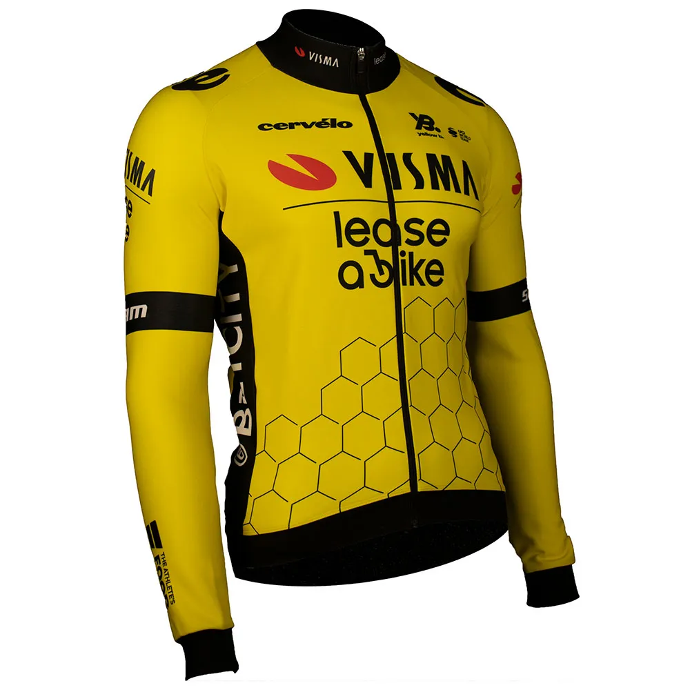 Tvl Team Visma Lease A Bike Premium Thermal Dwr 2025 Langarm-trikot Tvl Team Visma Lease A Bike Premium Thermal Dwr 2025 Langarm-trikot