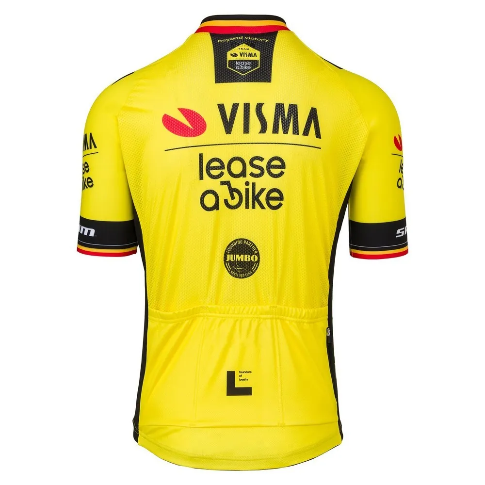 Tvl Team Visma Lease A Bike Replica Former Belgium Champion 2025 Kurzarm-radtrikot Tvl Team Visma Lease A Bike Replica Former Belgium Champion 2025 Kurzarm-radtrikot