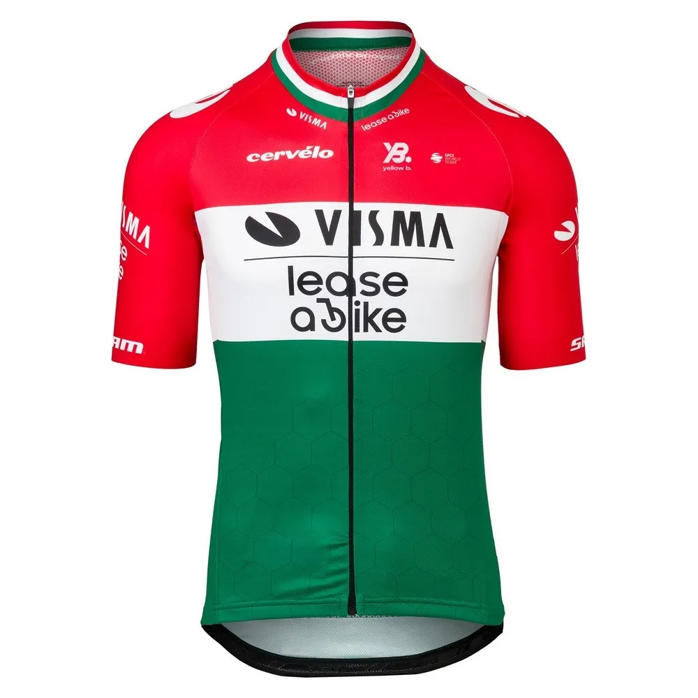 Tvl Team Visma Lease A Bike Replica Hungarian Champion 2025 Kurzarm-radtrikot