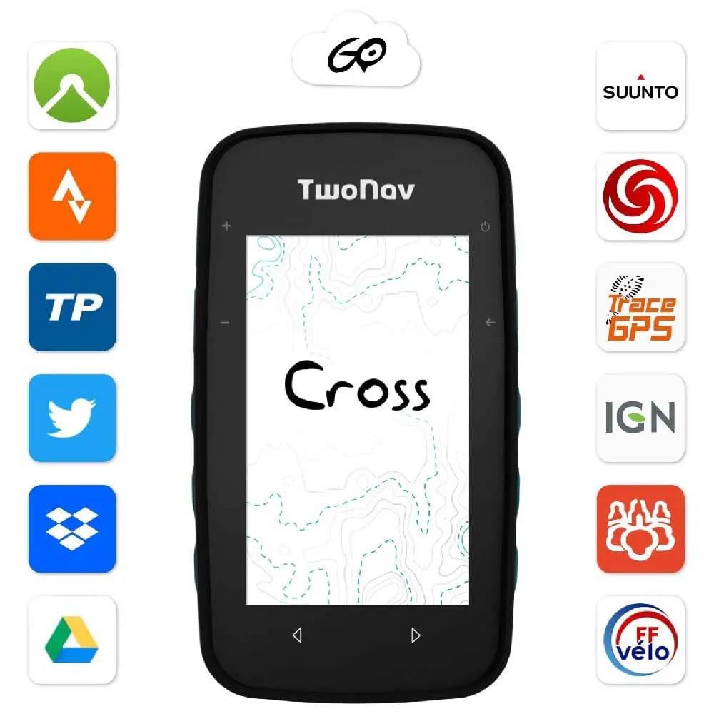 Twonav Cross Plus Azul (32 Gb) + Alemania Topo Full Fahrradcomputer, Multicolor, One Size Twonav Cross Plus Azul (32 Gb) + Alemania Topo Full Fahrradcomputer, Multicolor, One Size