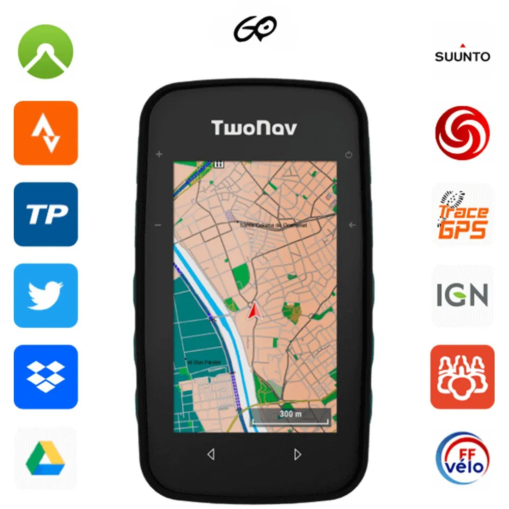 Twonav Cross Plus Gps Fahrradcomputer, Black, One Size Twonav Cross Plus Gps Fahrradcomputer, Black, One Size