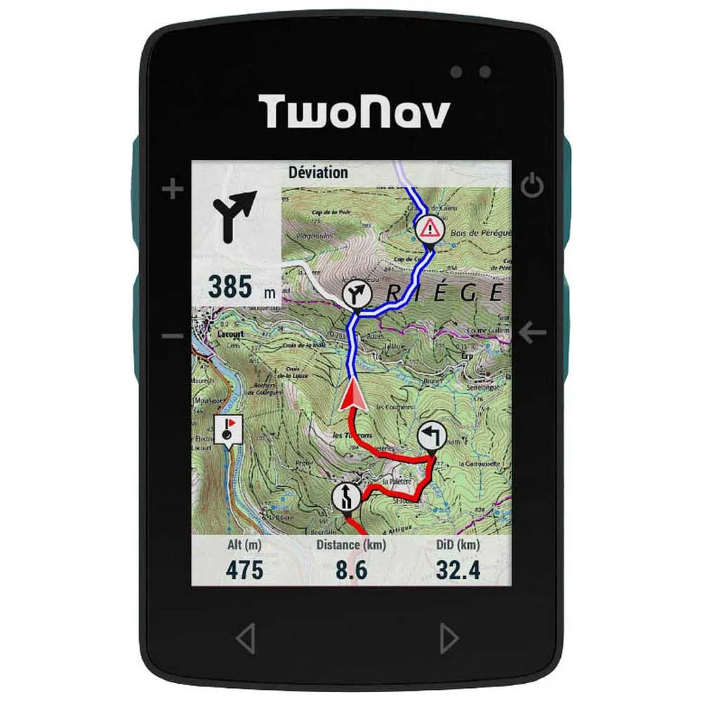 Twonav Roc Azul + Francia Topo Full Fahrradcomputer, Multicolor, One Size
