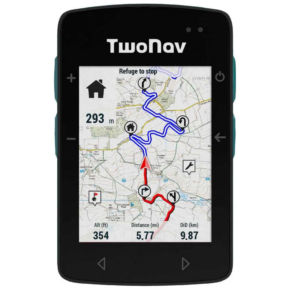 Twonav Roc Azul + Gran Bretaña Topo Full (1:25.000) Fahrradcomputer, Multicolor, One Size