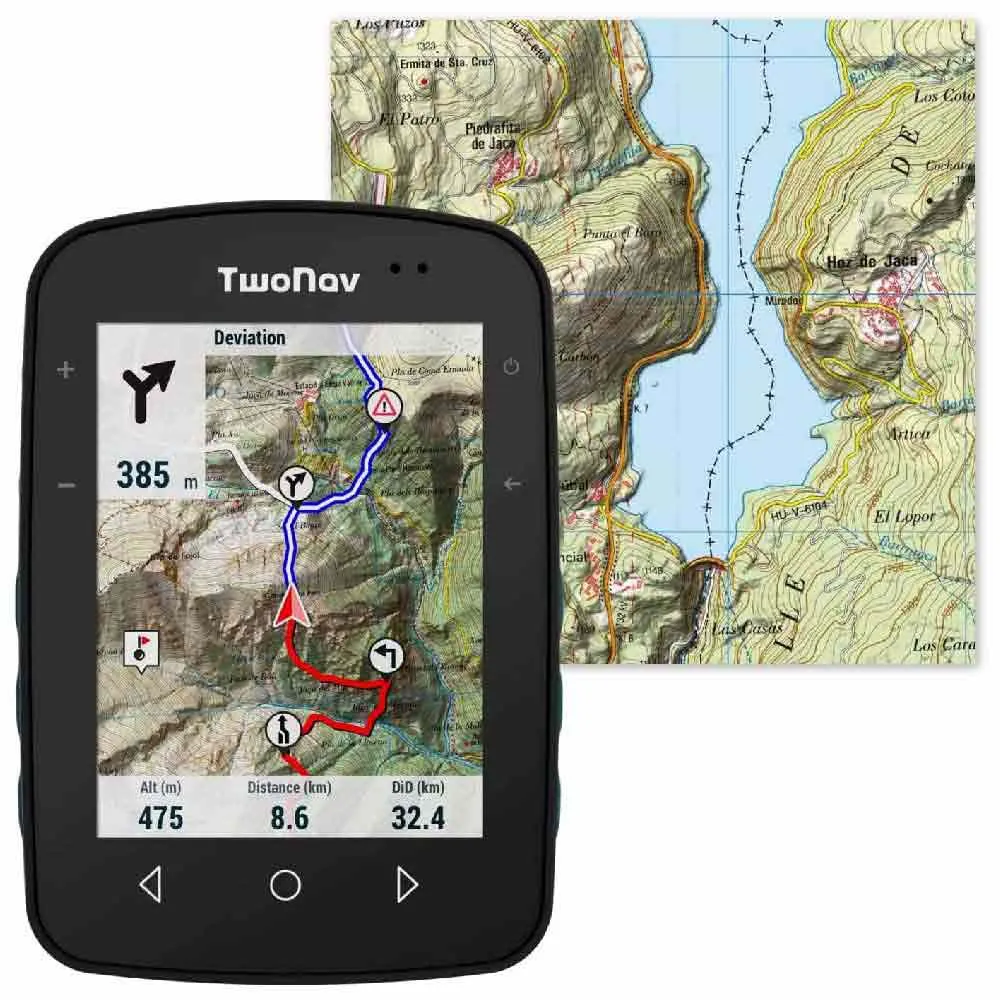Twonav Terra Azul (32 Gb) + España Topo Full Fahrradcomputer, Multicolor, One Size