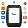 Twonav Terra Azul (32 Gb) + Gran Bretaña Topo Full (1:25.000) Fahrradcomputer, Multicolor, One Size