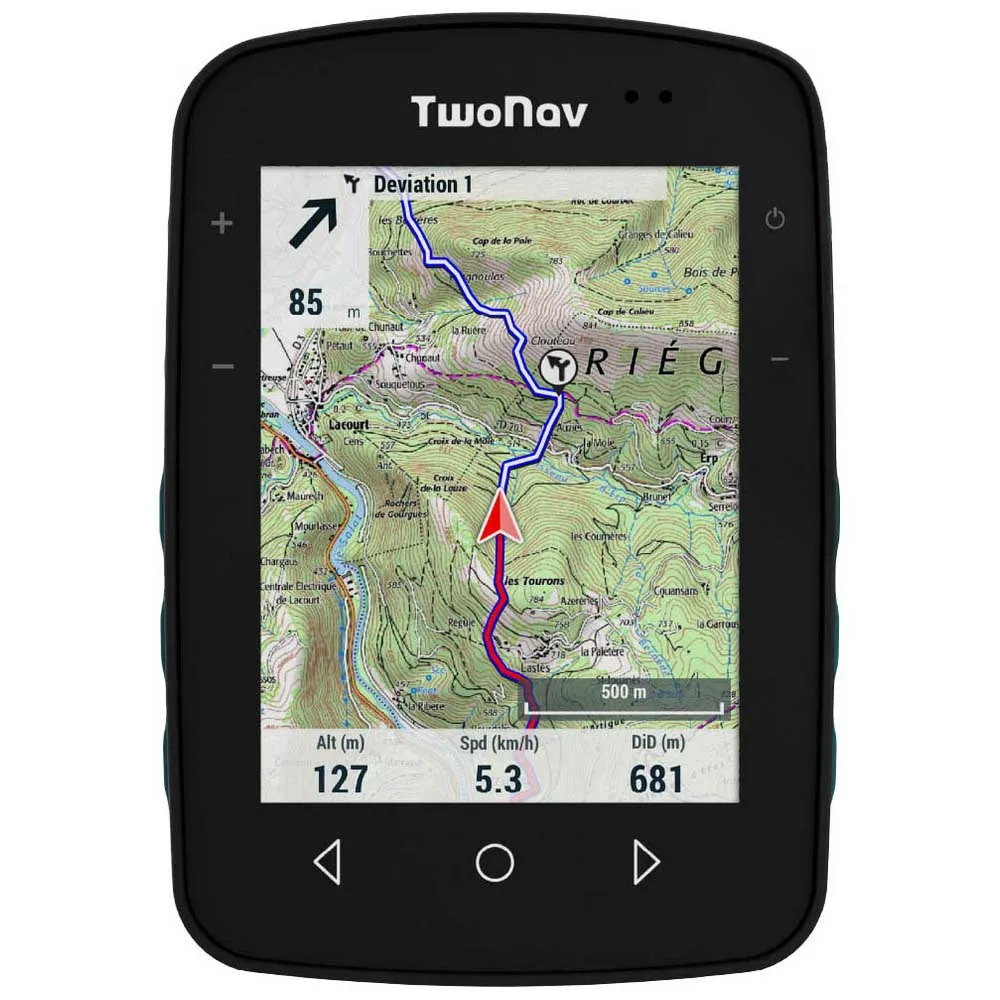 Twonav Terra Azul (64 Gb) + Francia Topo Full Fahrradcomputer, Multicolor, One Size