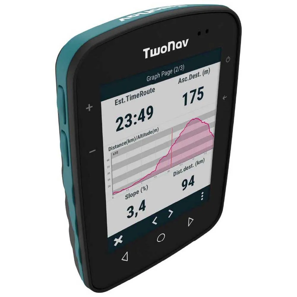 Twonav Terra Azul (64 Gb) + Gran Bretaña Topo Full (1:25.000) Fahrradcomputer, Multicolor, One Size