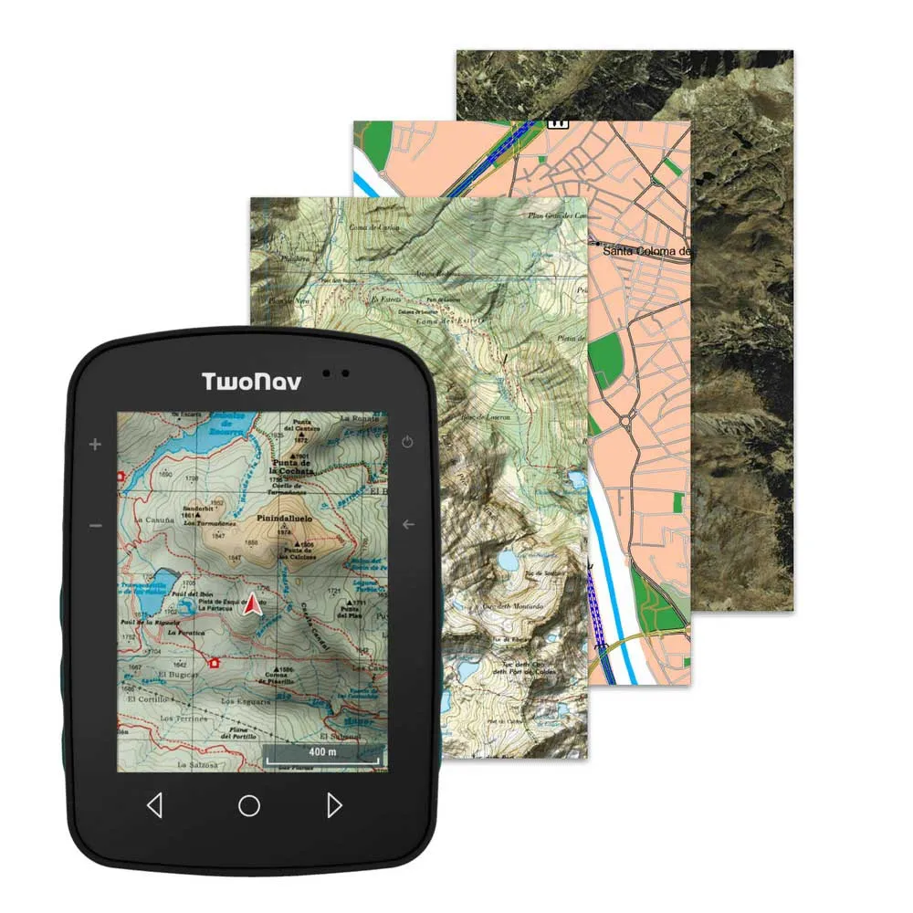 Twonav Terra Azul (64 Gb) + Gran Bretaña Topo Full (1:25.000) Fahrradcomputer, Multicolor, One Size