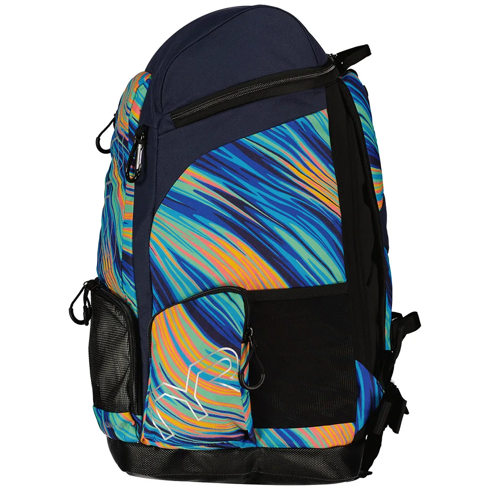 TYR Alliance Riptidal Print 45l Rucksack, Teal / orange, One Size TYR Alliance Riptidal Print 45l Rucksack, Teal / orange, One Size