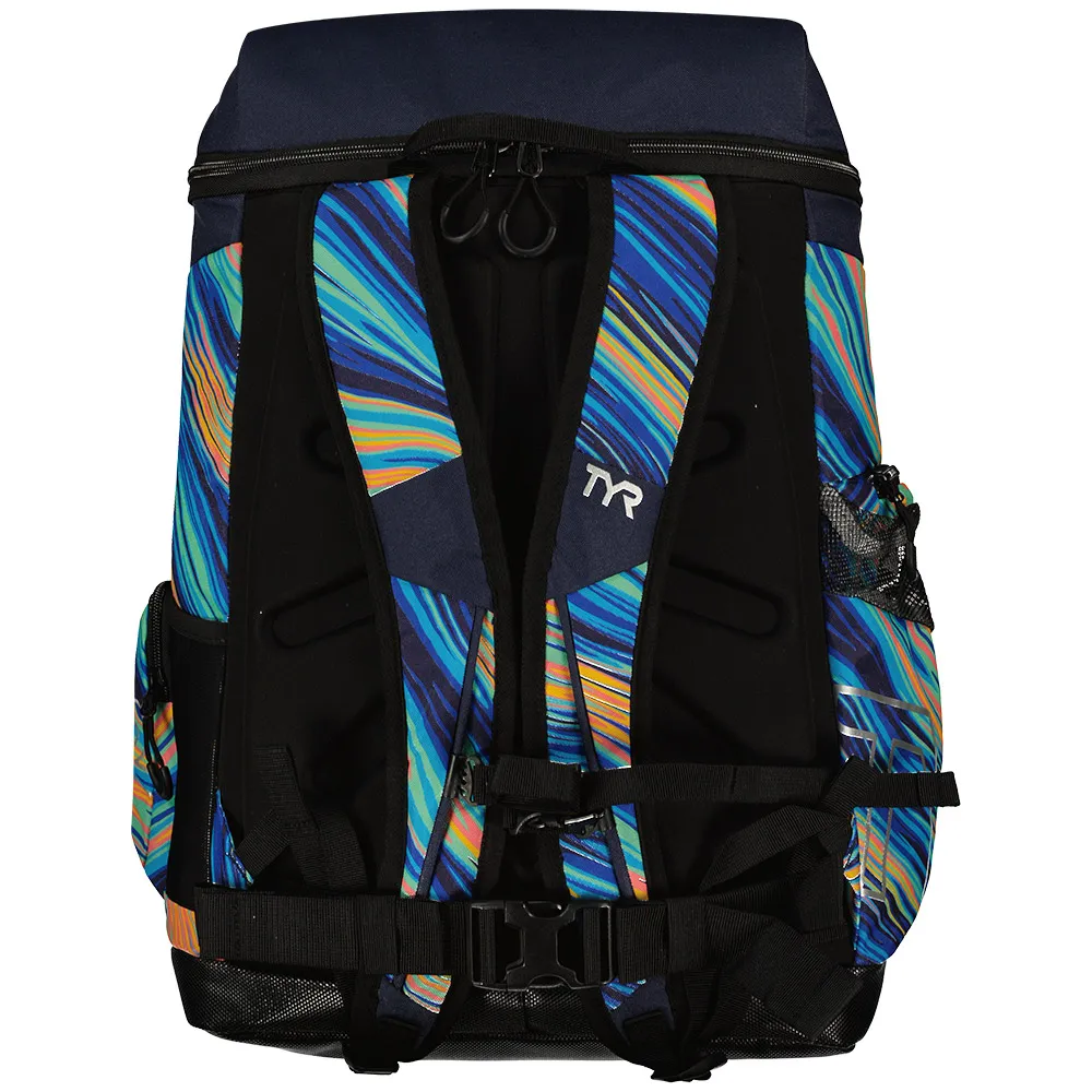 TYR Alliance Riptidal Print 45l Rucksack, Teal / orange, One Size TYR Alliance Riptidal Print 45l Rucksack, Teal / orange, One Size