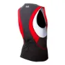 TYR Competitor ärmelloses Triathlon-trikot, Black / red