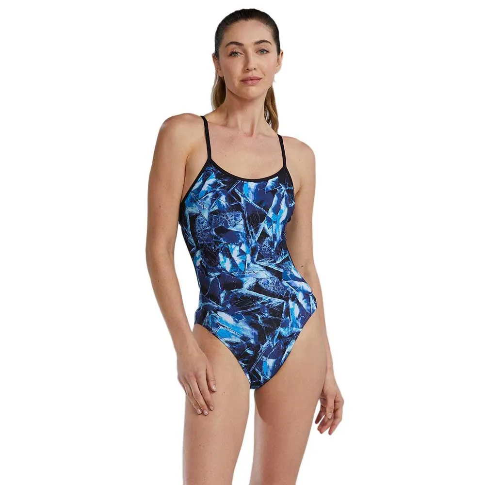 TYR Crosscutfit Tieback - Durafast Elite - Reflecta Badeanzug, Blue ice TYR Crosscutfit Tieback - Durafast Elite - Reflecta Badeanzug, Blue ice
