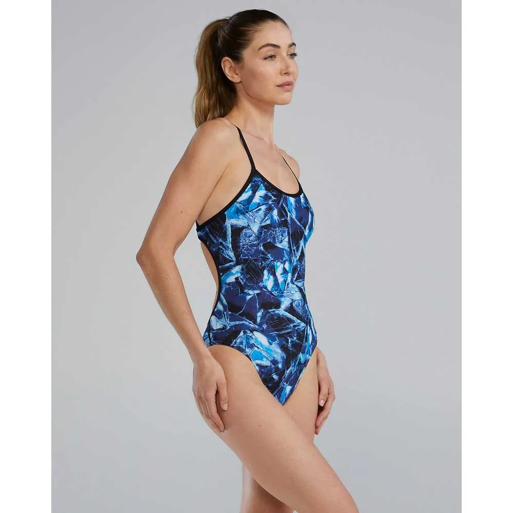 TYR Crosscutfit Tieback - Durafast Elite - Reflecta Badeanzug, Blue ice TYR Crosscutfit Tieback - Durafast Elite - Reflecta Badeanzug, Blue ice