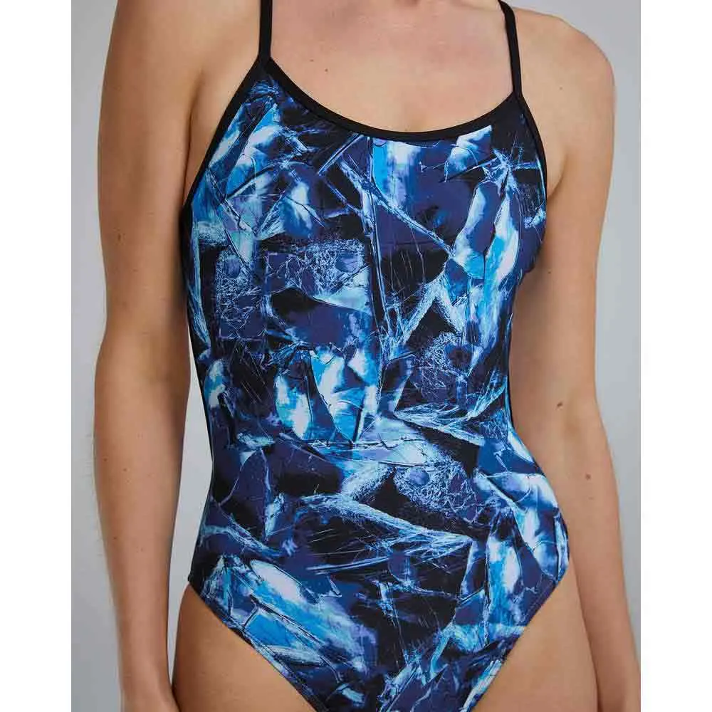 TYR Crosscutfit Tieback - Durafast Elite - Reflecta Badeanzug, Blue ice TYR Crosscutfit Tieback - Durafast Elite - Reflecta Badeanzug, Blue ice