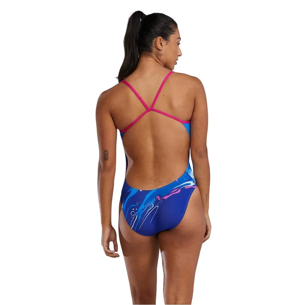 TYR Durafast Elite Cutoutfit Abstractai Badeanzug