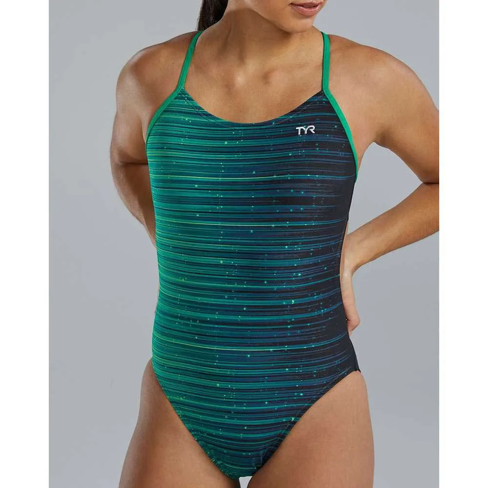 TYR Durafast Elite Cutoutfit Speedwarp Badeanzug TYR Durafast Elite Cutoutfit Speedwarp Badeanzug