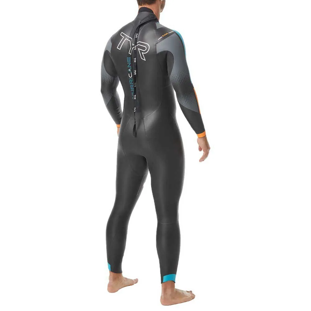 TYR Hurricane Cat-2 Neopren-nasstauchanzug unisex, Black / blue / orange, S TYR Hurricane Cat-2 Neopren-nasstauchanzug unisex, Black / blue / orange, S