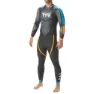 TYR Hurricane Cat-2 Neopren-nasstauchanzug unisex, Black / blue / orange, S