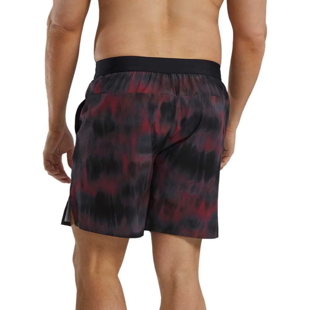 TYR Hydrosphere Unlined 7 Inch Spectrik Badeshorts, Black / burgundy TYR Hydrosphere Unlined 7 Inch Spectrik Badeshorts, Black / burgundy