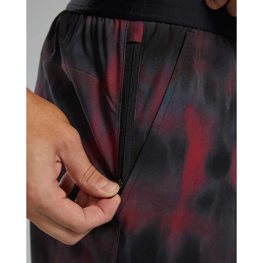 TYR Hydrosphere Unlined 7 Inch Spectrik Badeshorts, Black / burgundy TYR Hydrosphere Unlined 7 Inch Spectrik Badeshorts, Black / burgundy