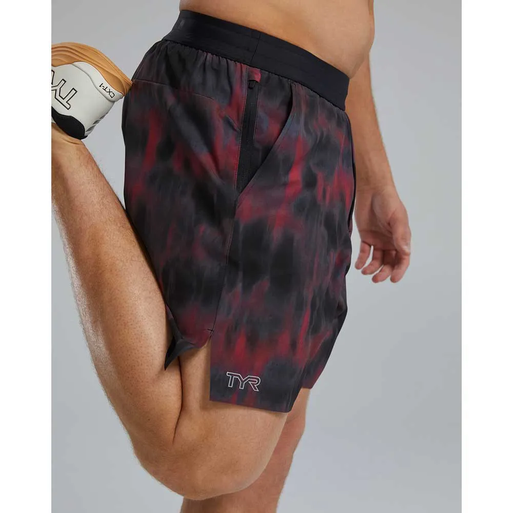 TYR Hydrosphere Unlined 7 Inch Spectrik Badeshorts male, Black / burgundy TYR Hydrosphere Unlined 7 Inch Spectrik Badeshorts male, Black / burgundy
