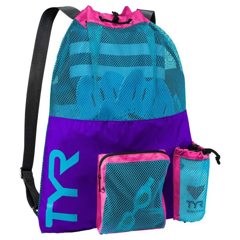TYR Mummy Big Netztasche 25l, Purple / blue, One Size TYR Mummy Big Netztasche 25l, Purple / blue, One Size