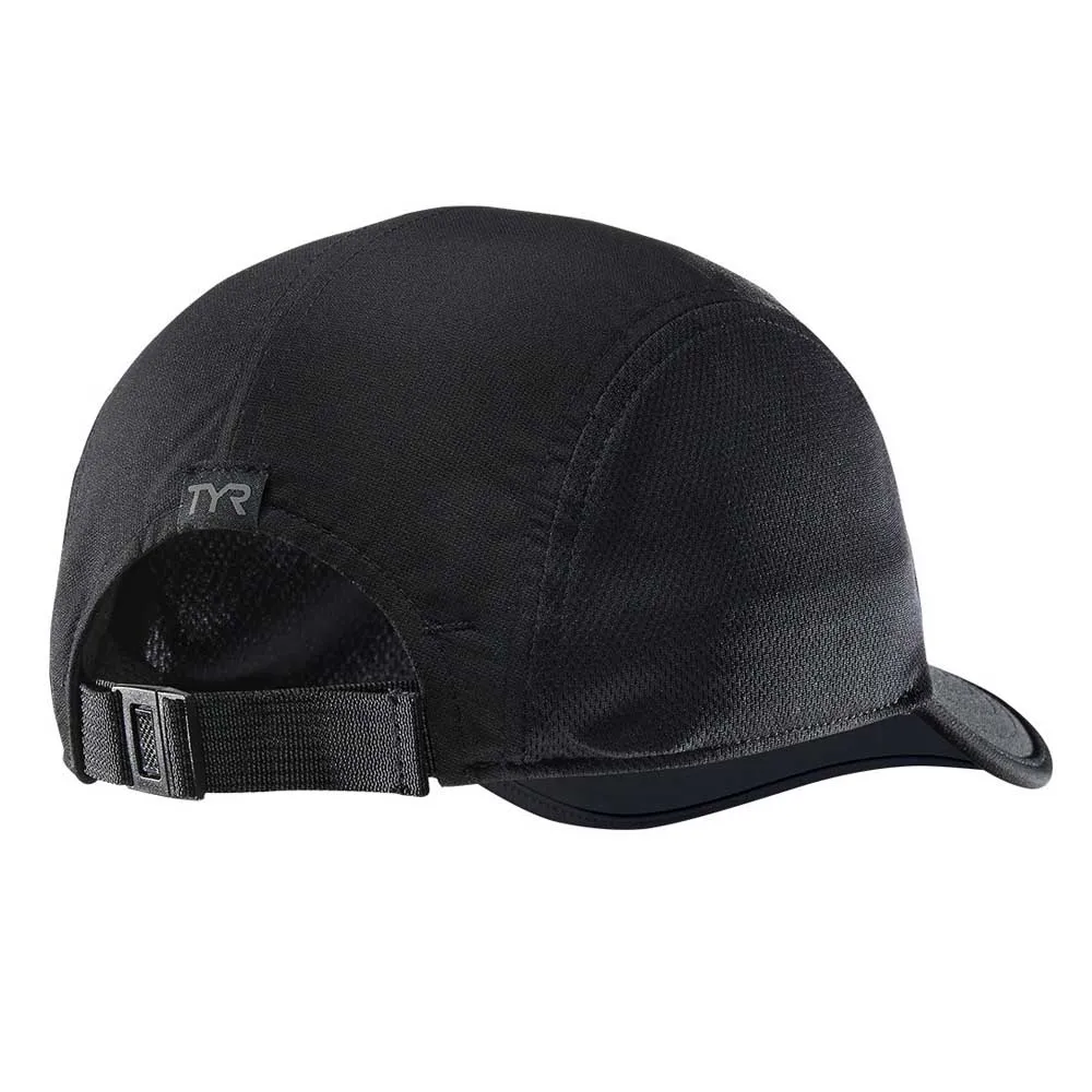 TYR Pace Running Kappe, Gray / black TYR Pace Running Kappe, Gray / black