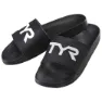 TYR Podium Alpha Deck Badesandalen, Black, EU 36