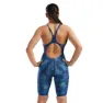 TYR Thresher Akurra Offener Rücken Wettkampfbadeanzug Refurbished female, Blue, 24