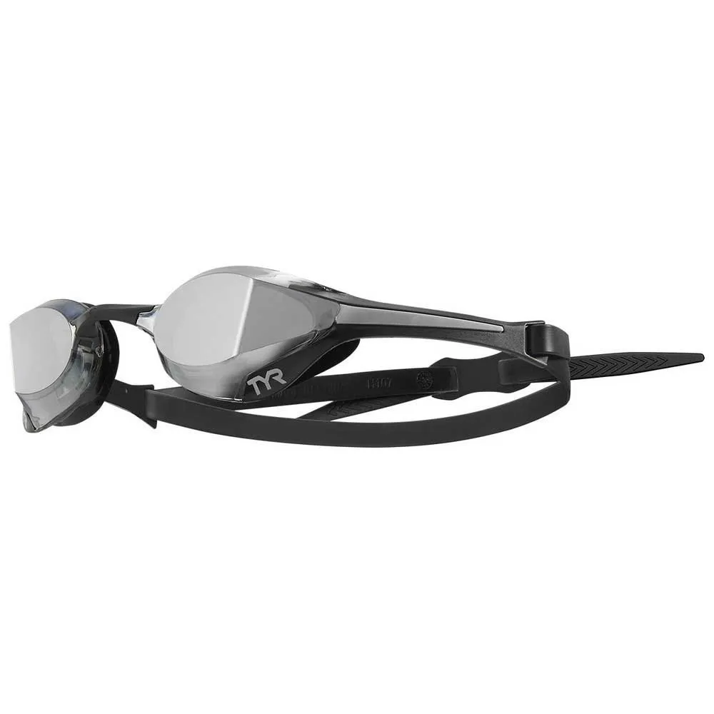TYR Tracer X Elite Race Schwimmbrille Mit Spiegelglas, Silver / black / silver, One Size TYR Tracer X Elite Race Schwimmbrille Mit Spiegelglas, Silver / black / silver, One Size