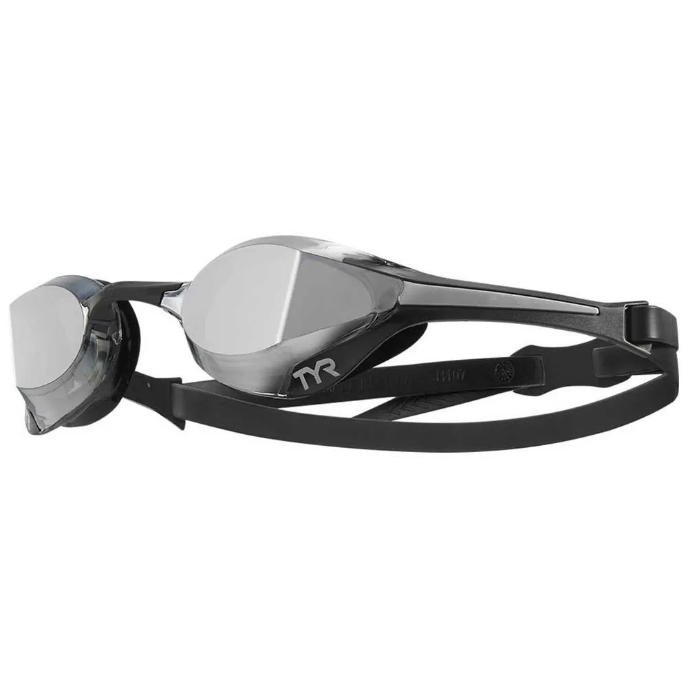 TYR Tracer X Elite Race Schwimmbrille Mit Spiegelglas, Silver / black / silver, One Size TYR Tracer X Elite Race Schwimmbrille Mit Spiegelglas, Silver / black / silver, One Size