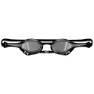 TYR Tracer X Elite Race Schwimmbrille Mit Spiegelglas, Silver / black / silver, One Size