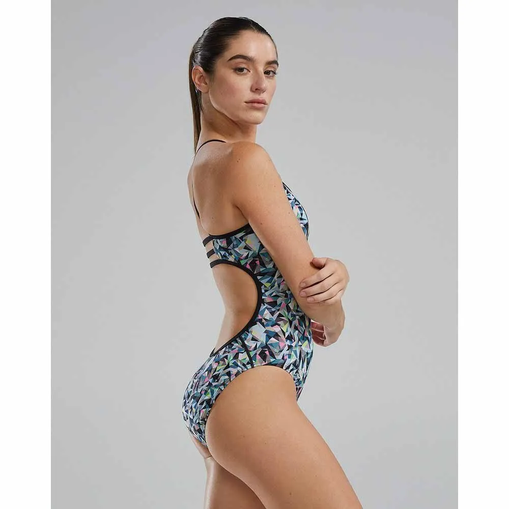 TYR Trinityfit Prsmbrk Badeanzug female, Black / multi