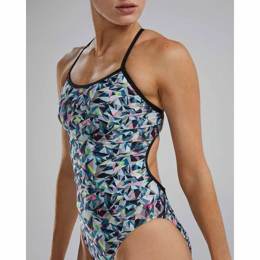 TYR Trinityfit Prsmbrk Badeanzug female, Black / multi