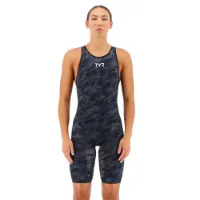 TYR Venzo Camo Offener Rücken Wettkampfbadeanzug TYR Venzo Camo Offener Rücken Wettkampfbadeanzug