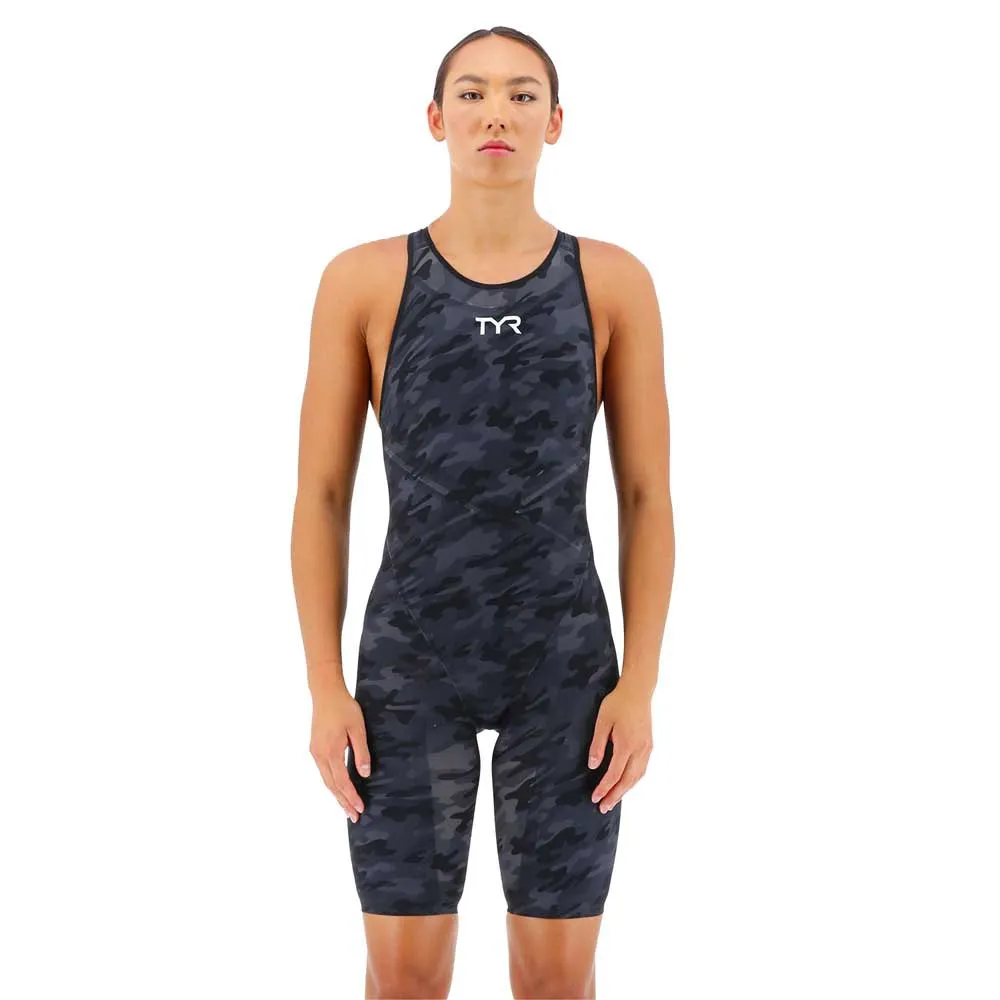 TYR Venzo Camo Offener Rücken Wettkampfbadeanzug TYR Venzo Camo Offener Rücken Wettkampfbadeanzug